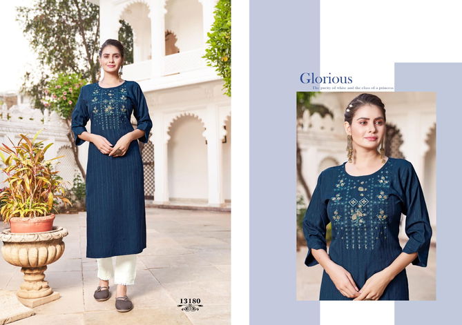 Kalaroop Liptop Heavy Rayon Ethnic Wear Designer Kurti Collection